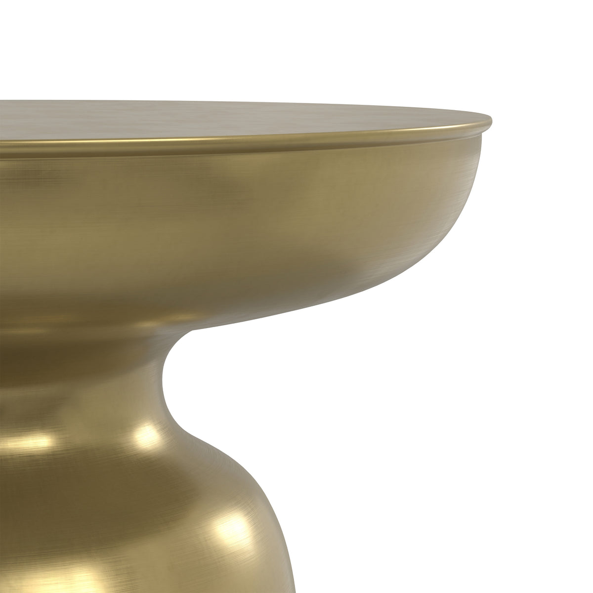 Black Gold Ombre 17 Inch | Toby Metal Accent Table