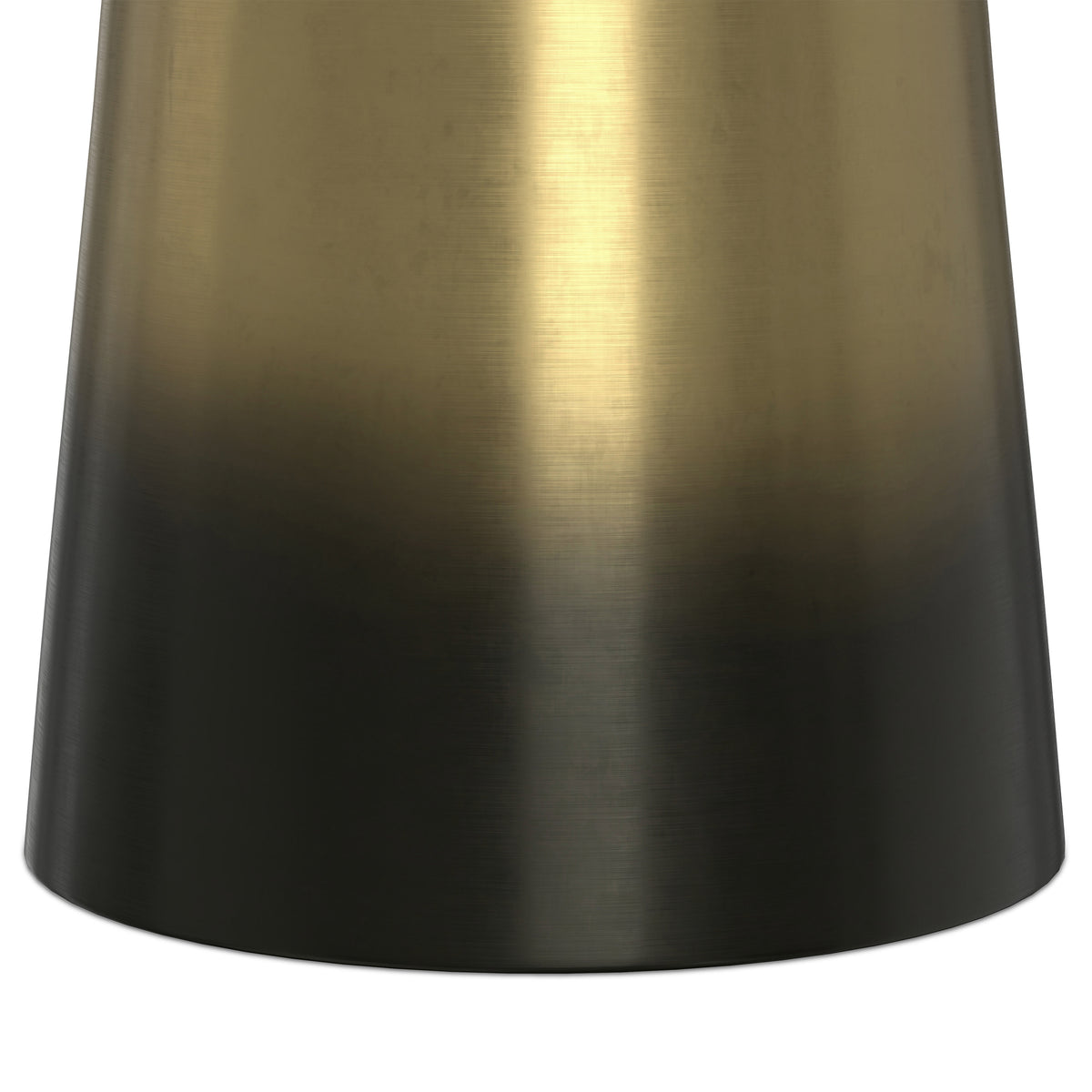 Black Gold Ombre 17 Inch | Toby Metal Accent Table