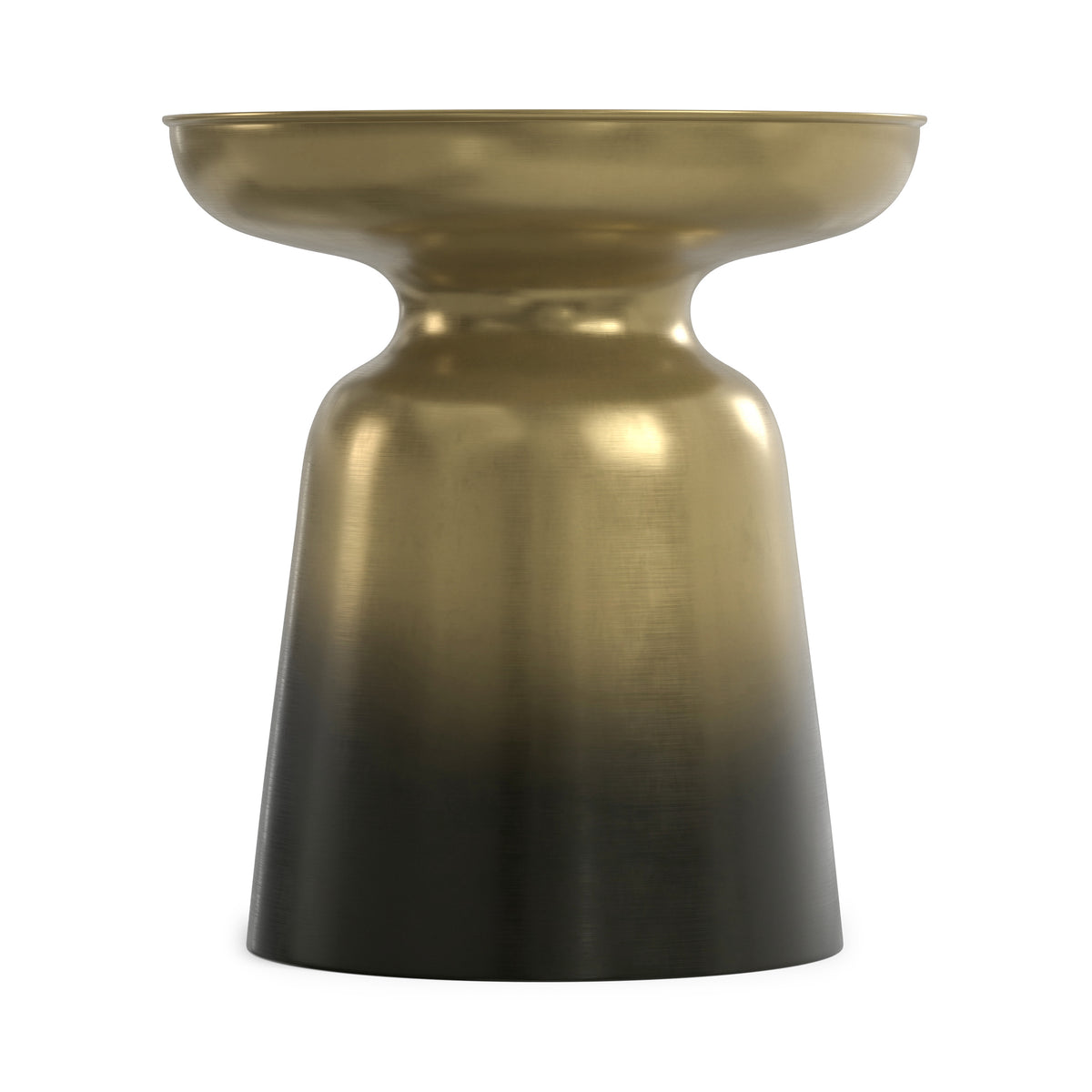 Black Gold Ombre 17 Inch | Toby Metal Accent Table