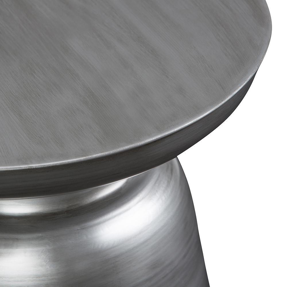 Silver 17 inch | Toby Metal Accent Table