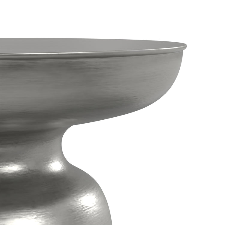 Silver 17 Inch | Toby Metal Accent Table