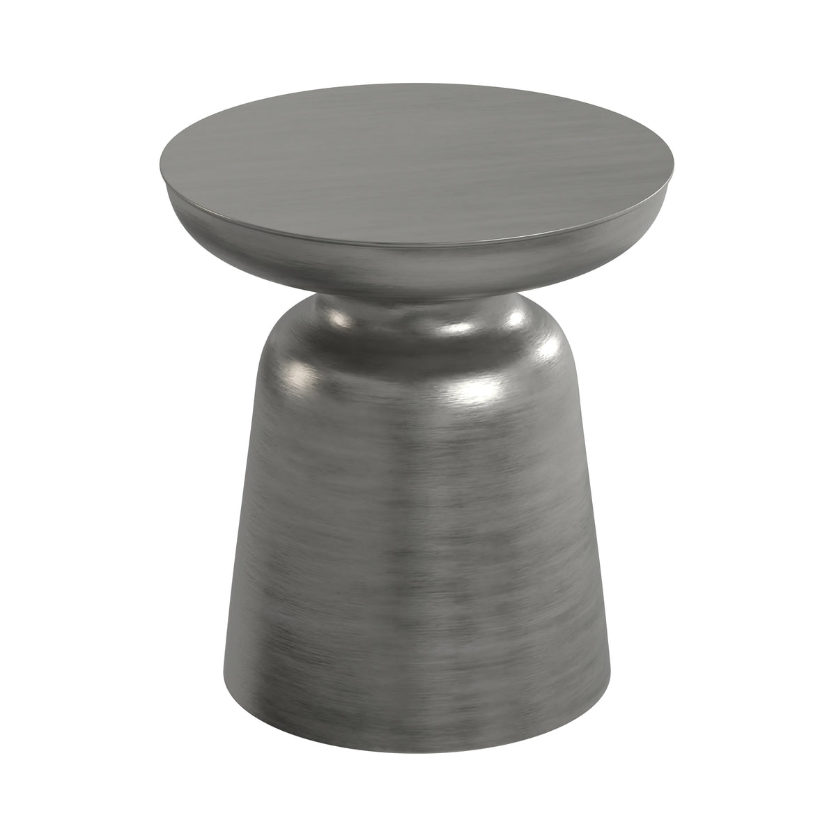 Silver 17 Inch | Toby Metal Accent Table