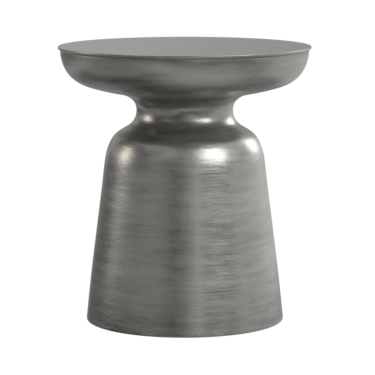 Silver 17 Inch | Toby Metal Accent Table