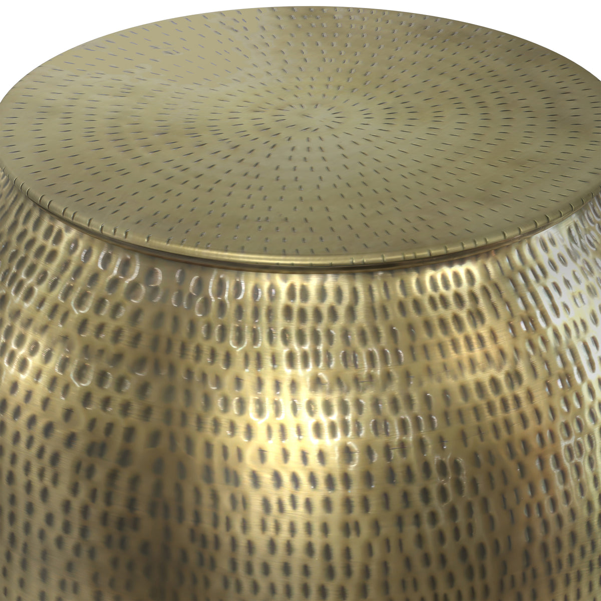 Antique Gold | Griffen Metal Storage Accent Table