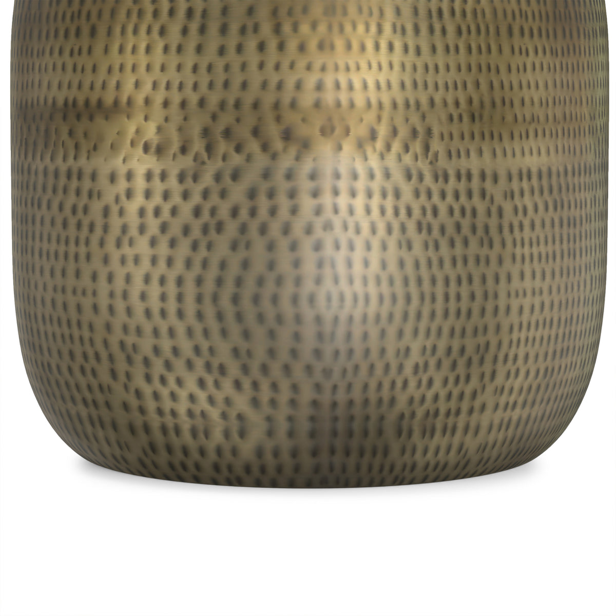 Antique Gold | Griffen Metal Storage Accent Table