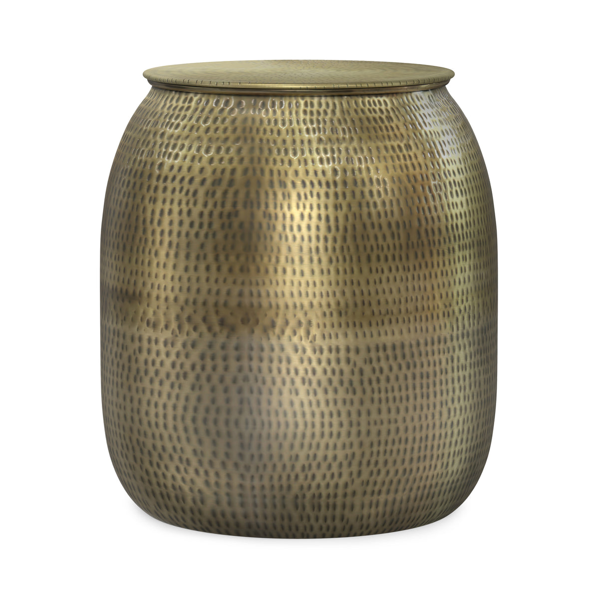 Antique Gold | Griffen Metal Storage Accent Table