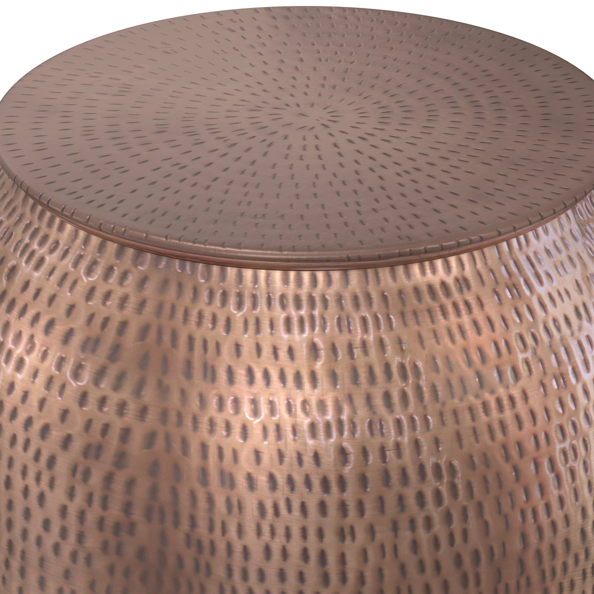Antique Copper | Griffen Metal Storage Accent Table