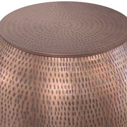 Antique Copper | Griffen Metal Storage Accent Table