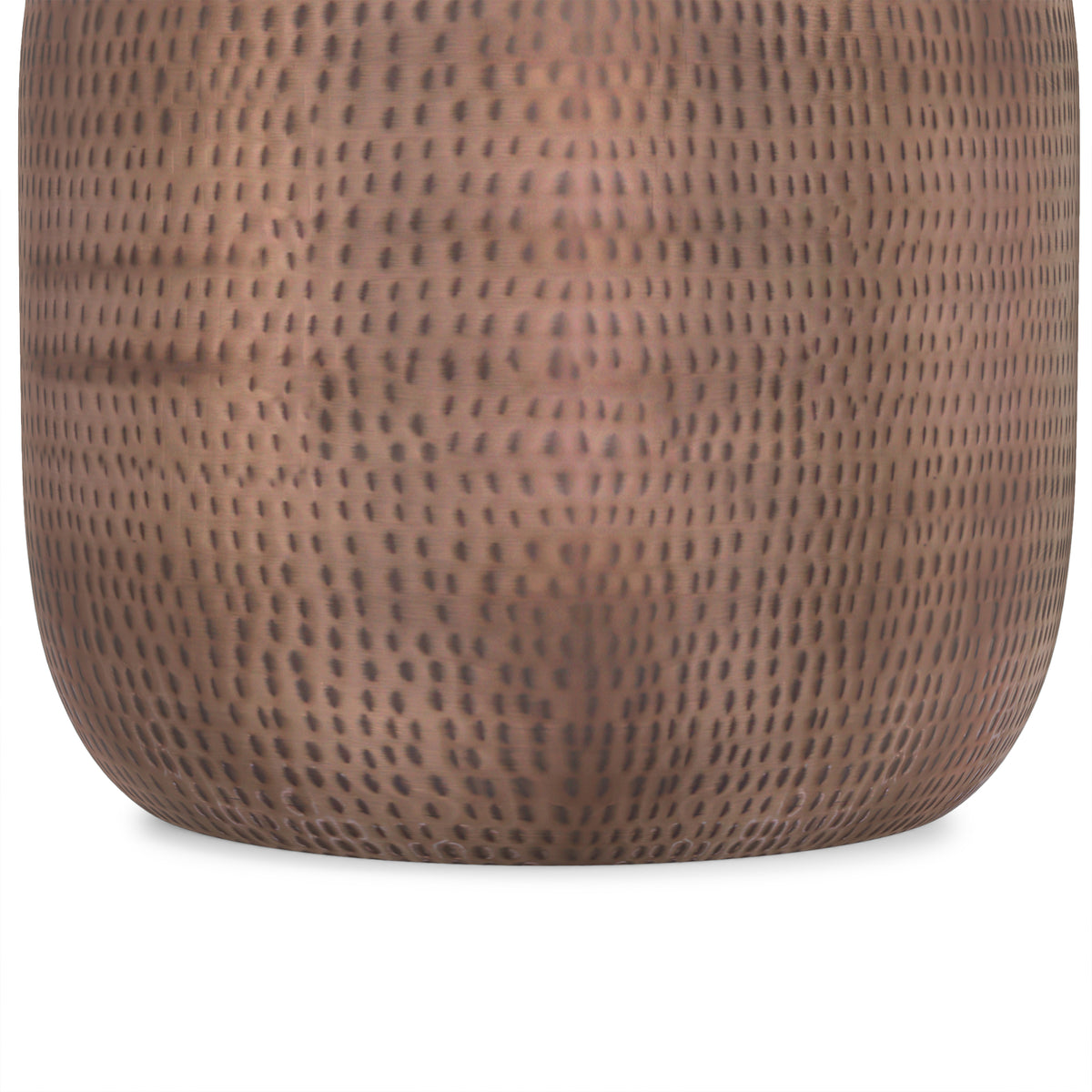 Antique Copper | Griffen Metal Storage Accent Table