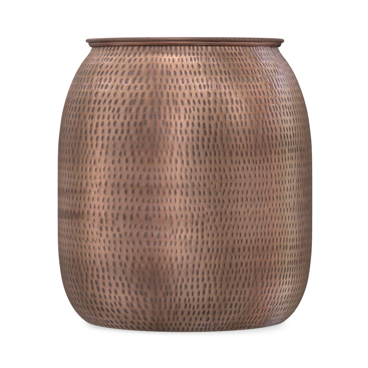 Antique Copper | Griffen Metal Storage Accent Table