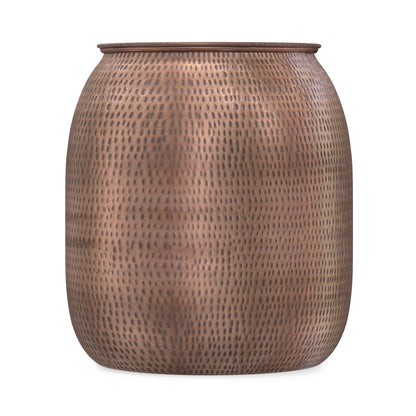 Antique Copper | Griffen Metal Storage Accent Table