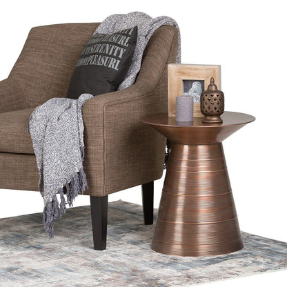 Aged Copper | Sheridan Metal Accent Table