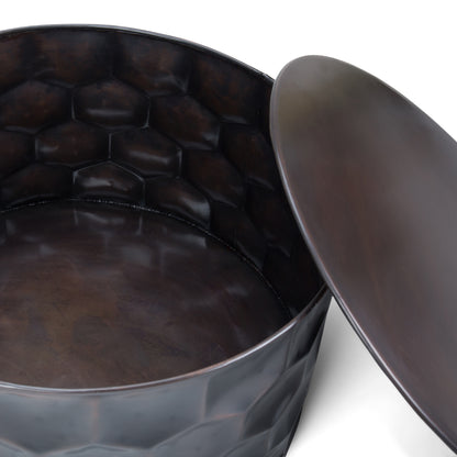 Whitney Metal Storage Coffee Table