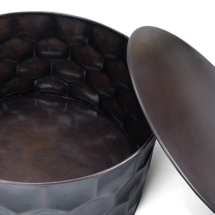 Whitney Metal Storage Coffee Table
