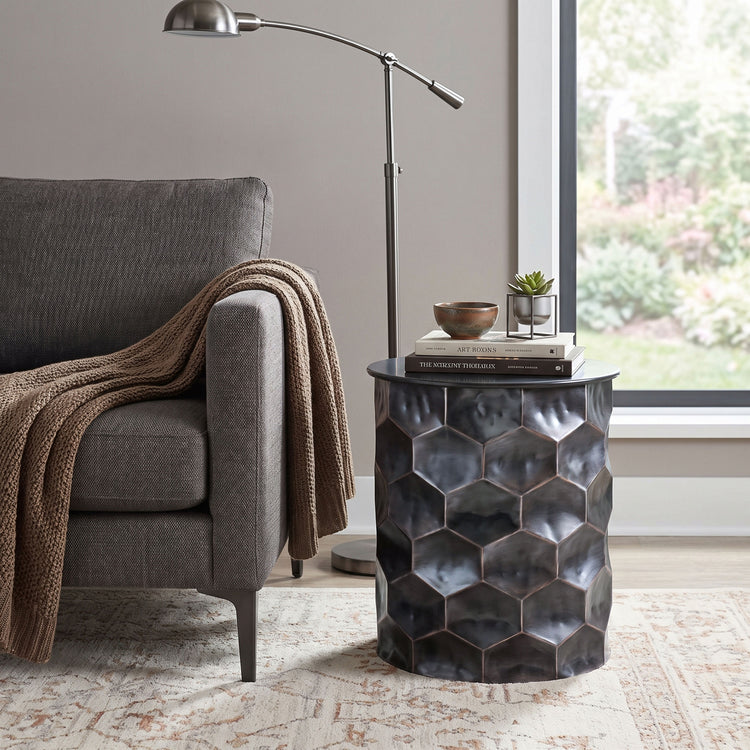 Antique Bronze | Whitney Metal Storage Coffee Table