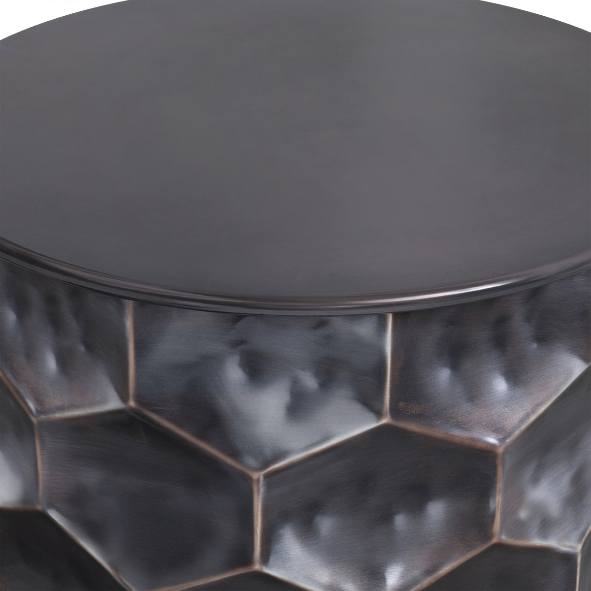Antique Bronze | Whitney Metal Storage Coffee Table