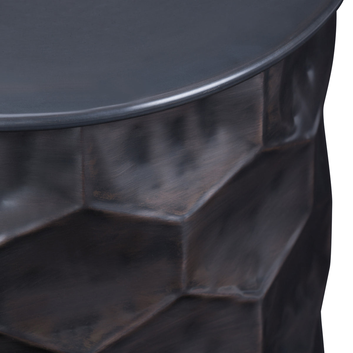 Antique Bronze | Whitney Metal Storage Coffee Table