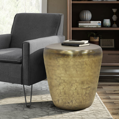 Antique Gold | Garvy Metal Side Table