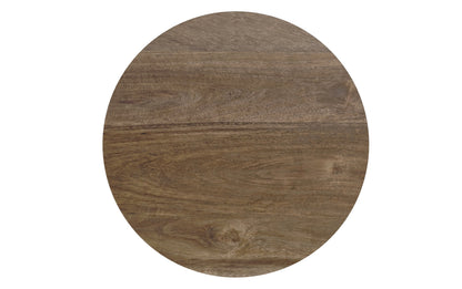 Warm Grey Black | Jenna Round Side Table