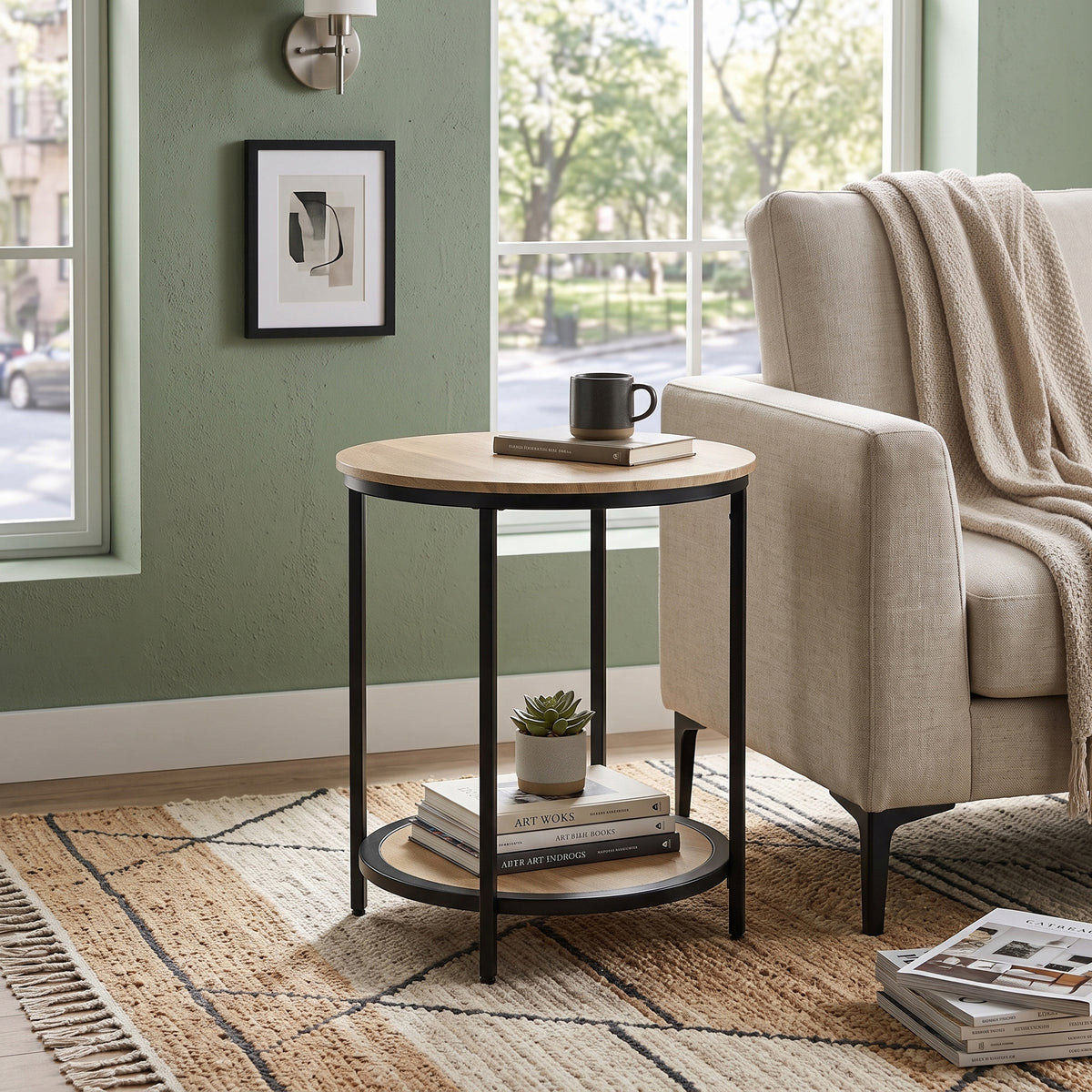 Natural Black | Jenna Metal Table