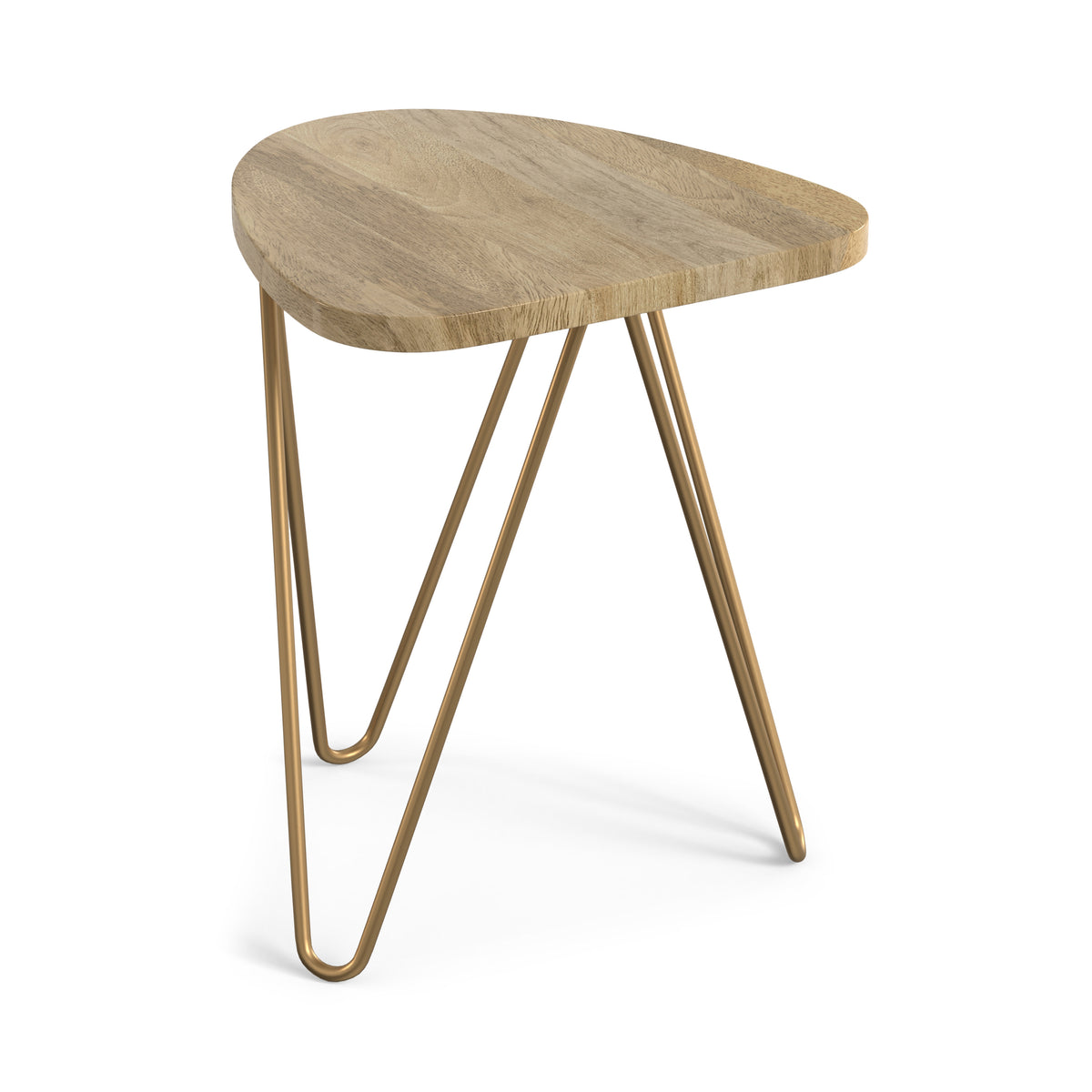 Natural and Gold | Patrice Metal Table