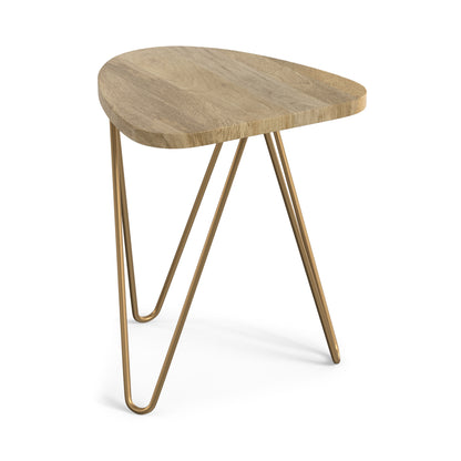 Natural and Gold | Patrice Metal Table