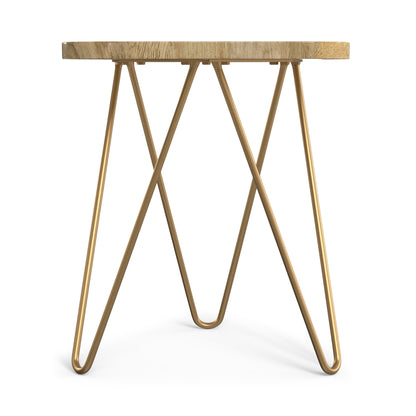 Natural and Gold | Patrice Metal Table
