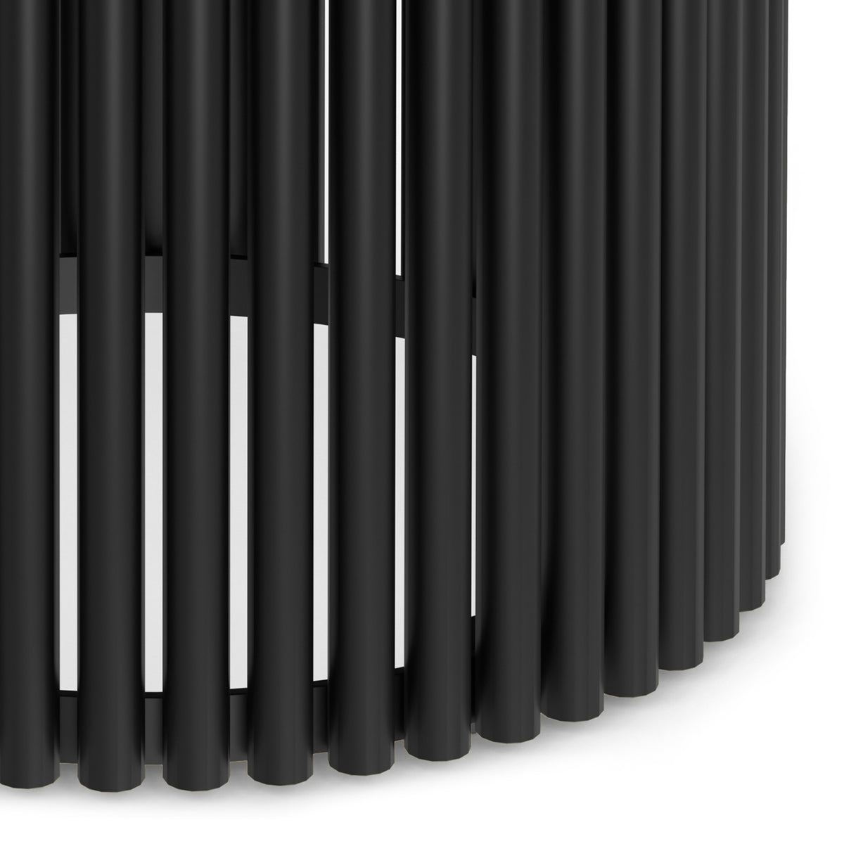 White Marble/Black Marble | Demy 18 inch Metal Accent Table