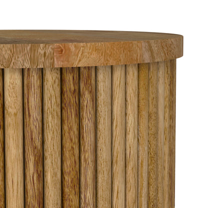 Natural | Demy 18 inch Accent Table
