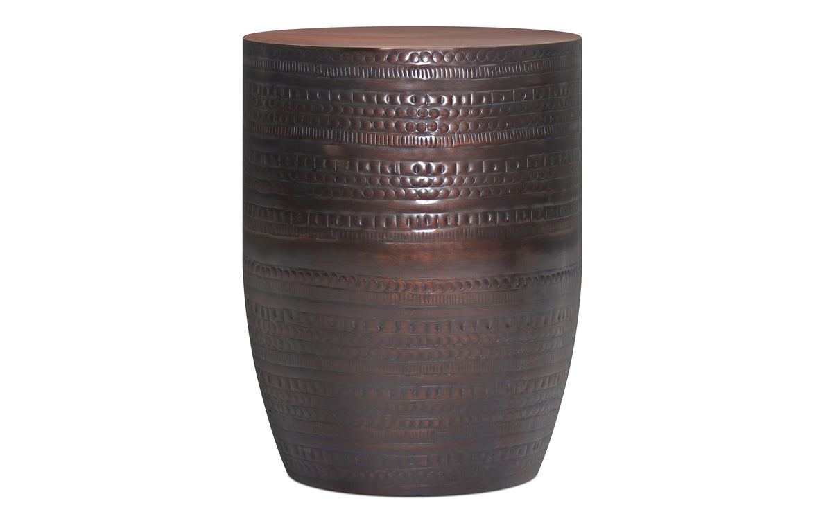 Oil Rubbed Bronze | Johnsen Large Metal Accent Table