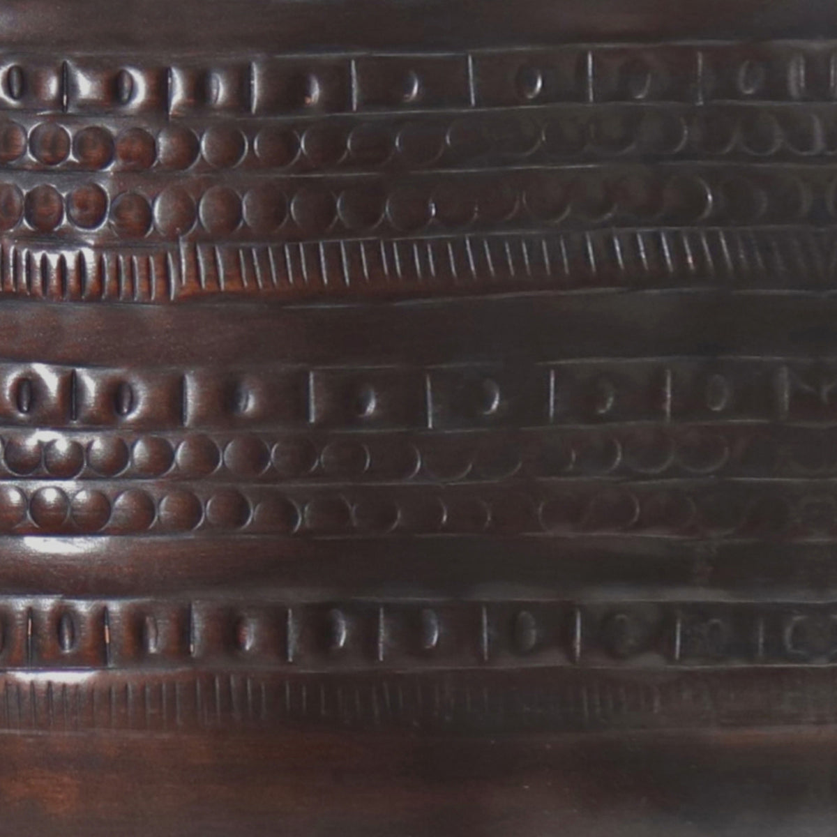 Oil Rubbed Bronze | Johnsen 15 inch Tribal Pattern Accent Table