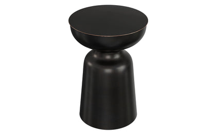 Antique Copper 18 Inch | Toby 18 inch Metal Accent Table