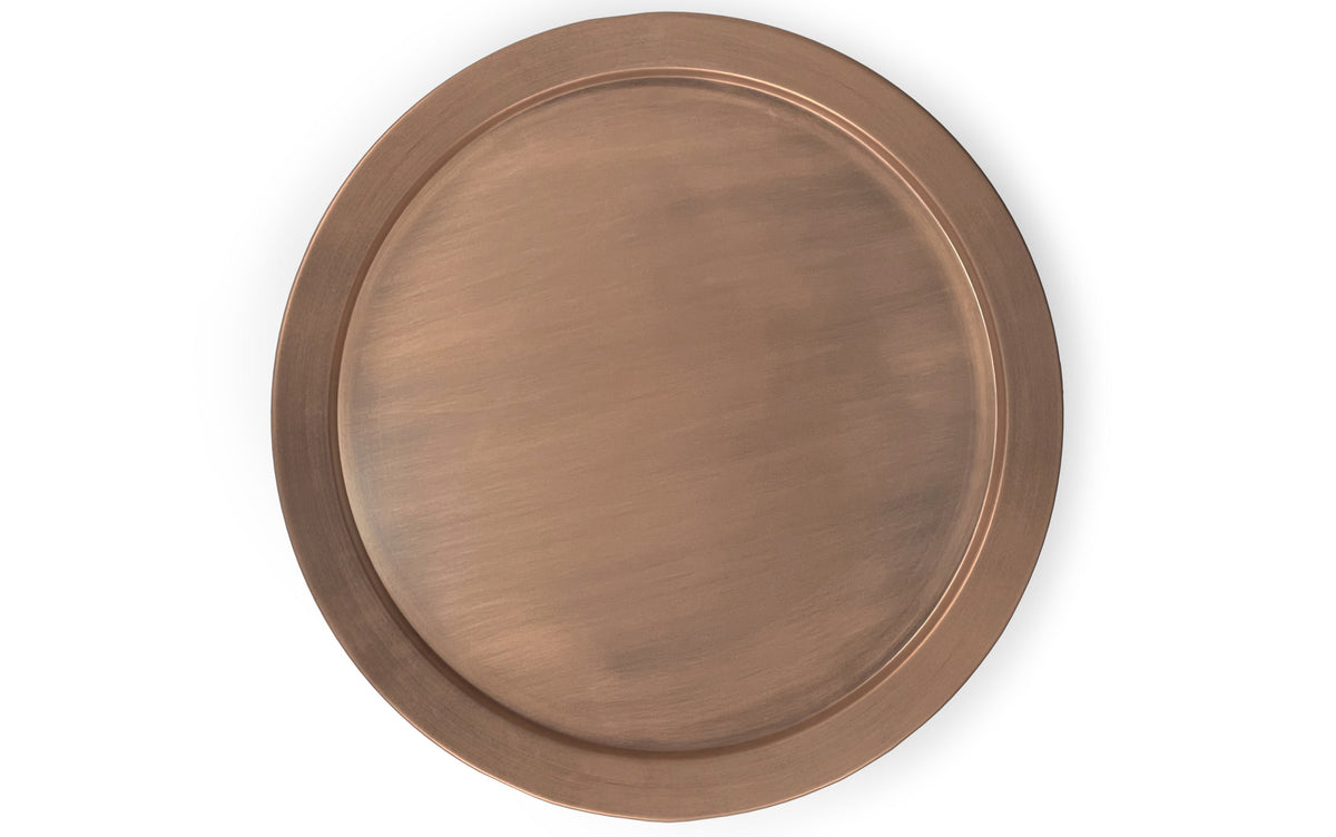 Antique Copper Smooth | Corbin Metal Side Table