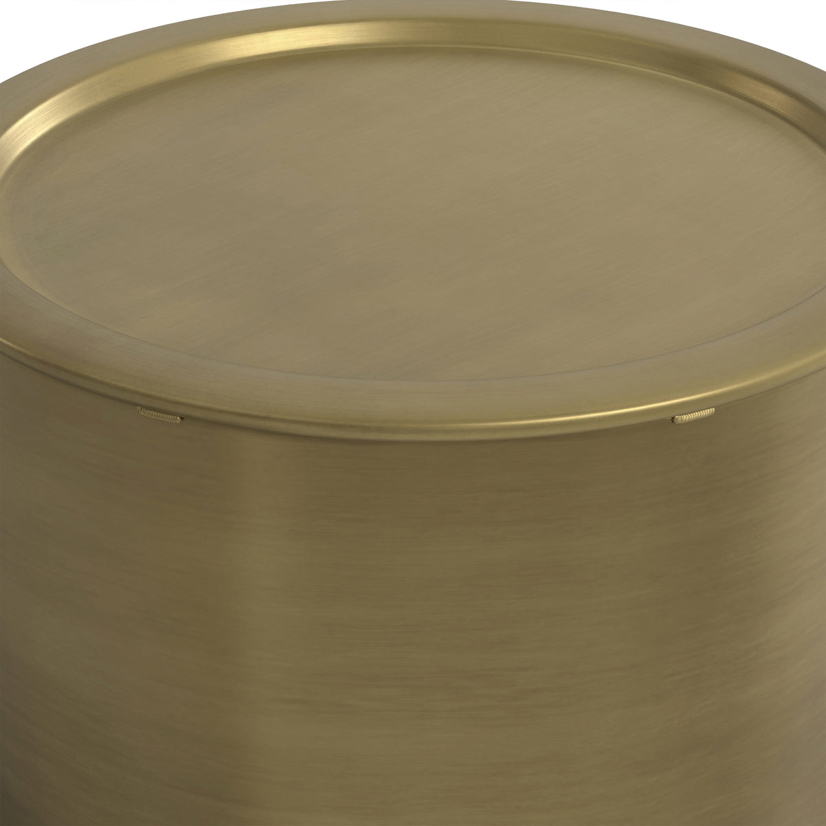 Antique Gold | Corbin Metal Side Table in Antique Gold