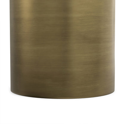 Antique Gold | Corbin Metal Side Table in Antique Gold