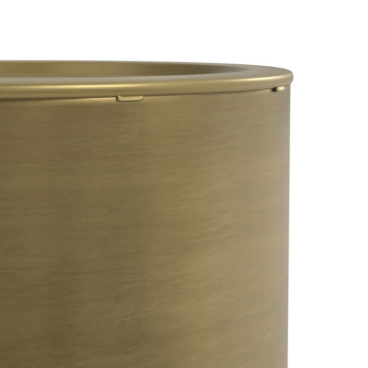 Antique Gold | Corbin Metal Side Table in Antique Gold