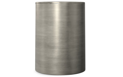 Antique Silver Smooth | Corbin Metal Side Table