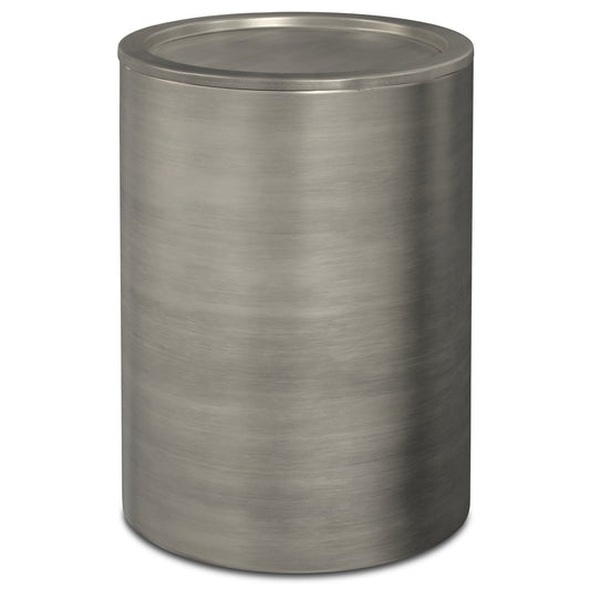 Antique Silver Smooth | Corbin Metal Side Table