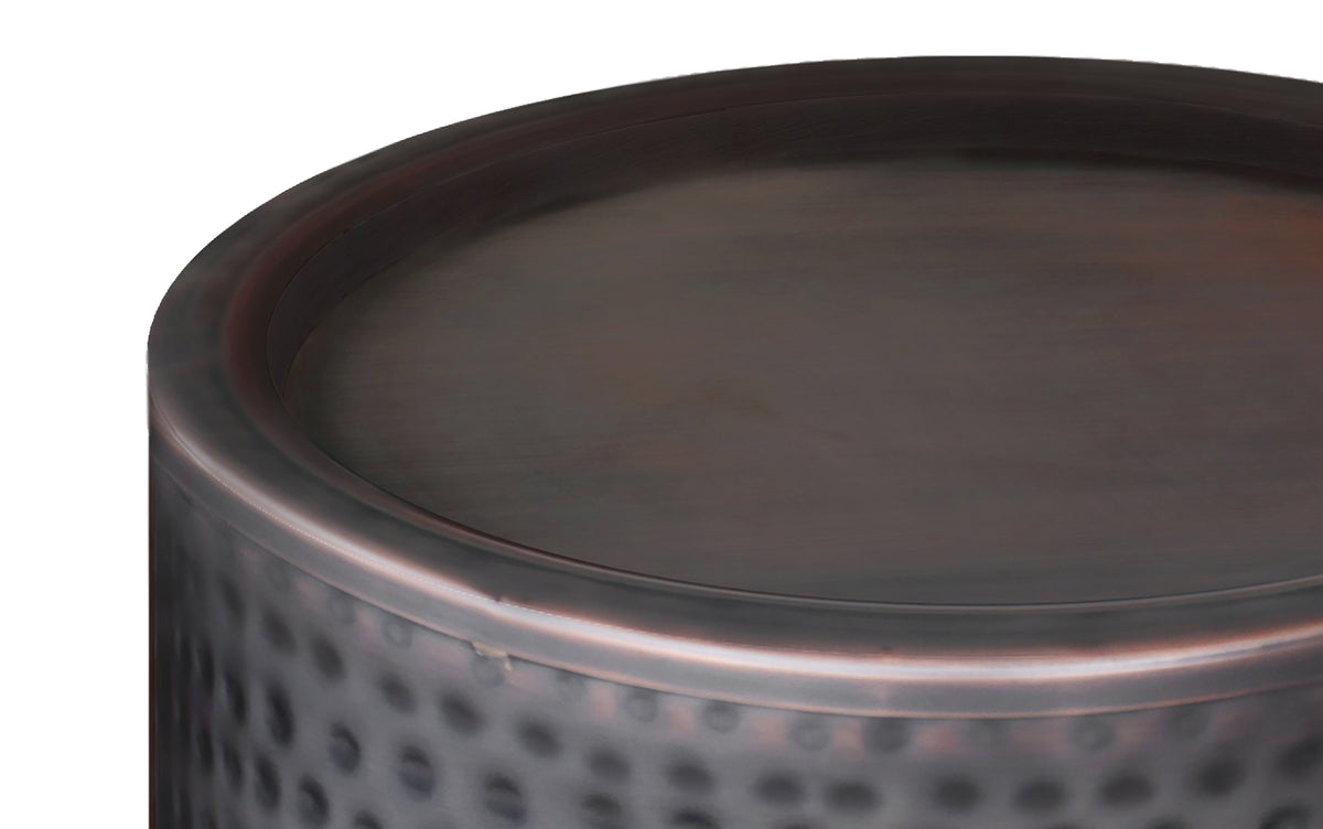 Antique Copper | Corbin Metal Side Table