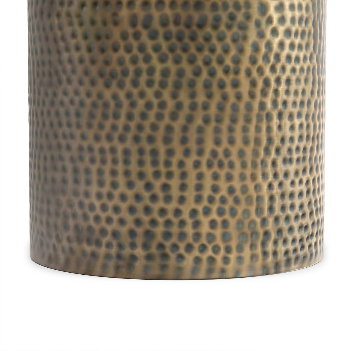 Antique Gold Hammered | Corbin Metal Side Table