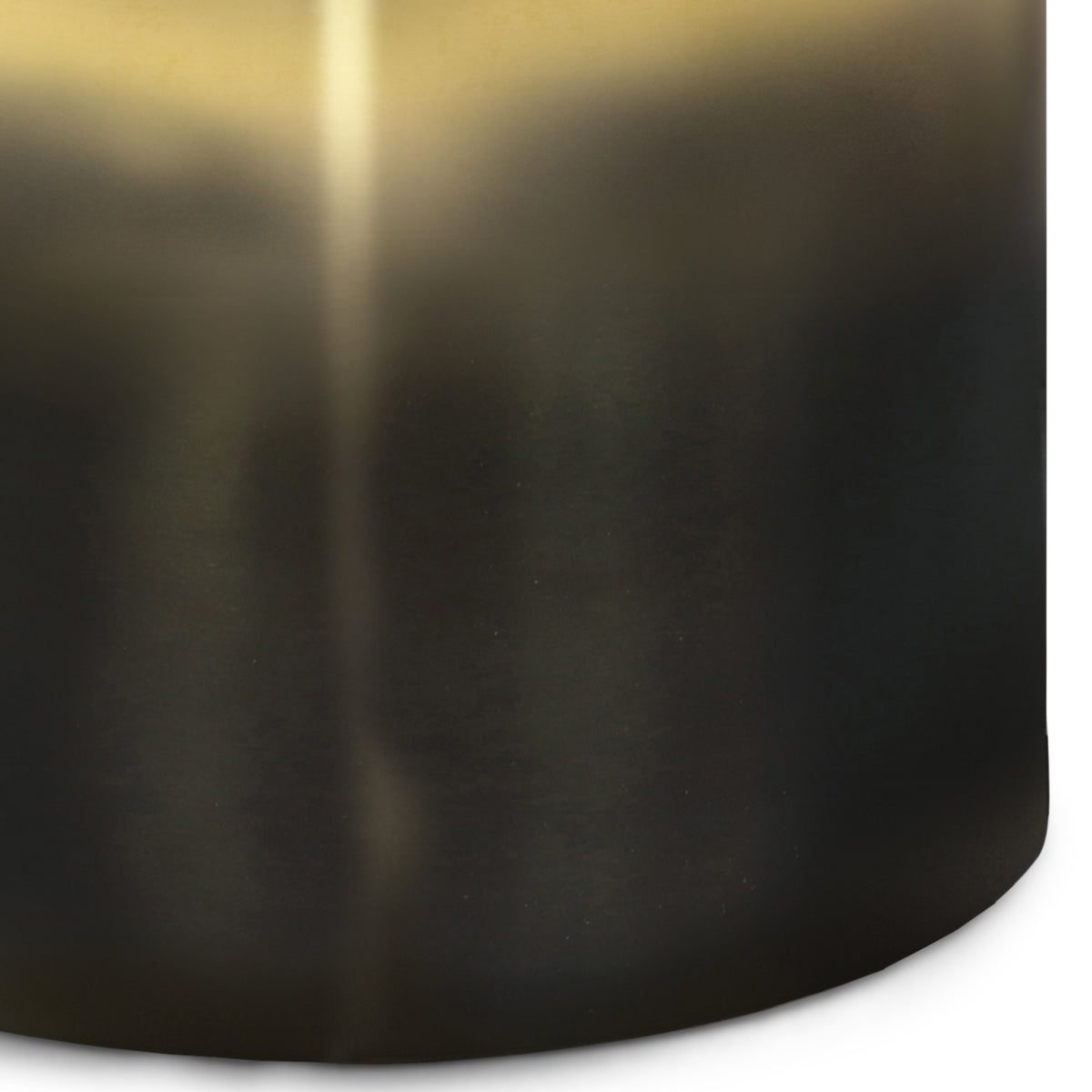 Black and Gold Ombre | Curtis Metal Table in Black and Gold