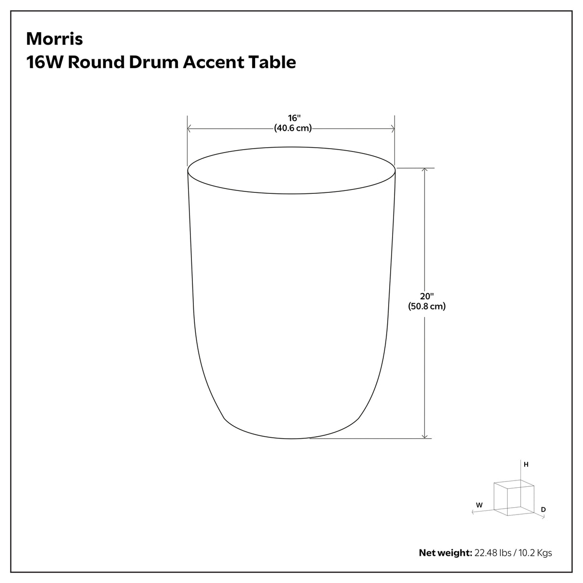 Antique Copper | Morris Metal Accent Table