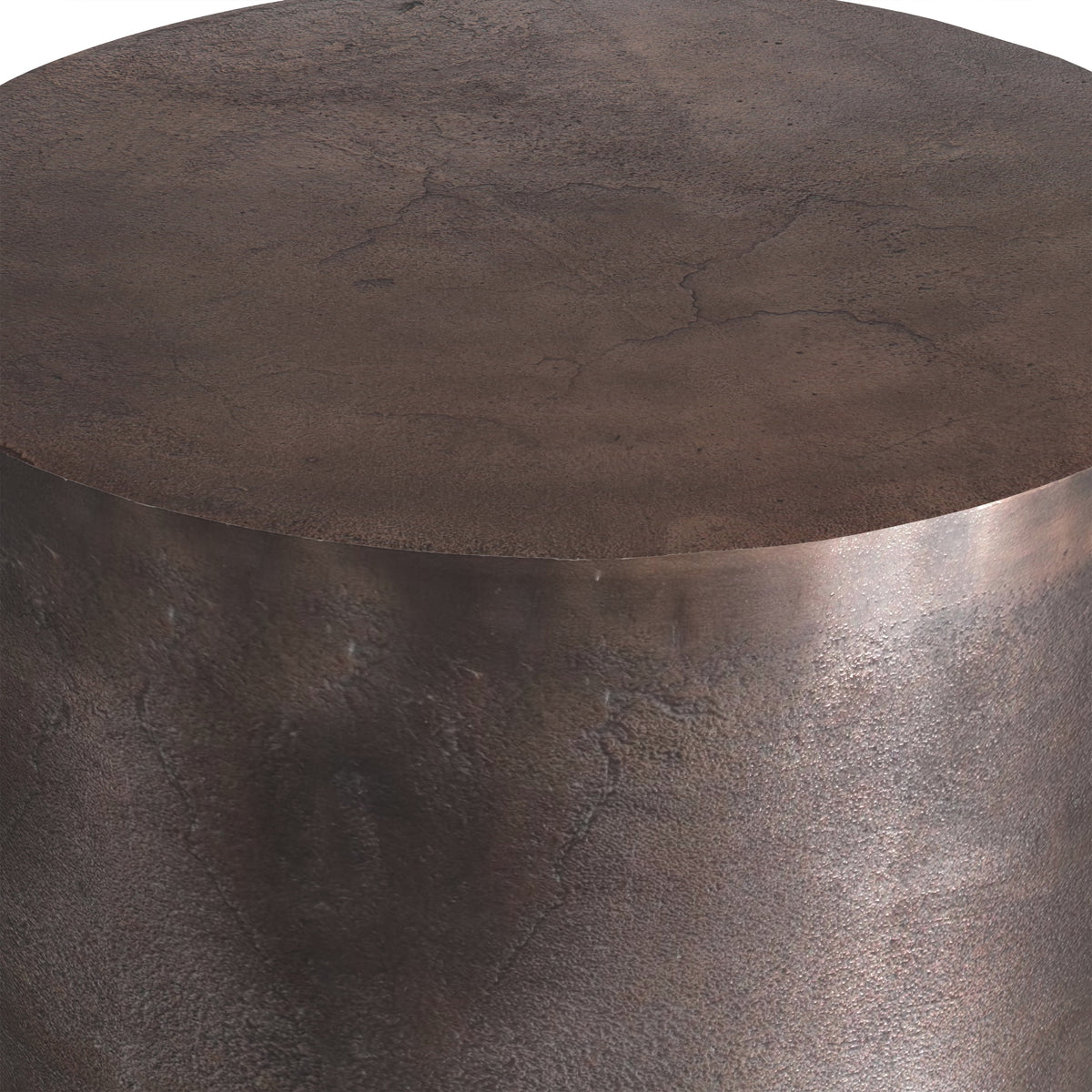 Antique Copper | Morris Metal Accent Table