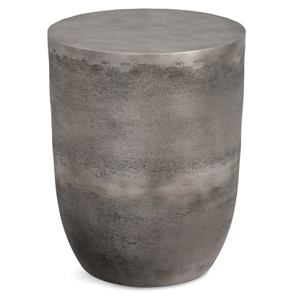 Antique Silver | Morris Metal Accent Table