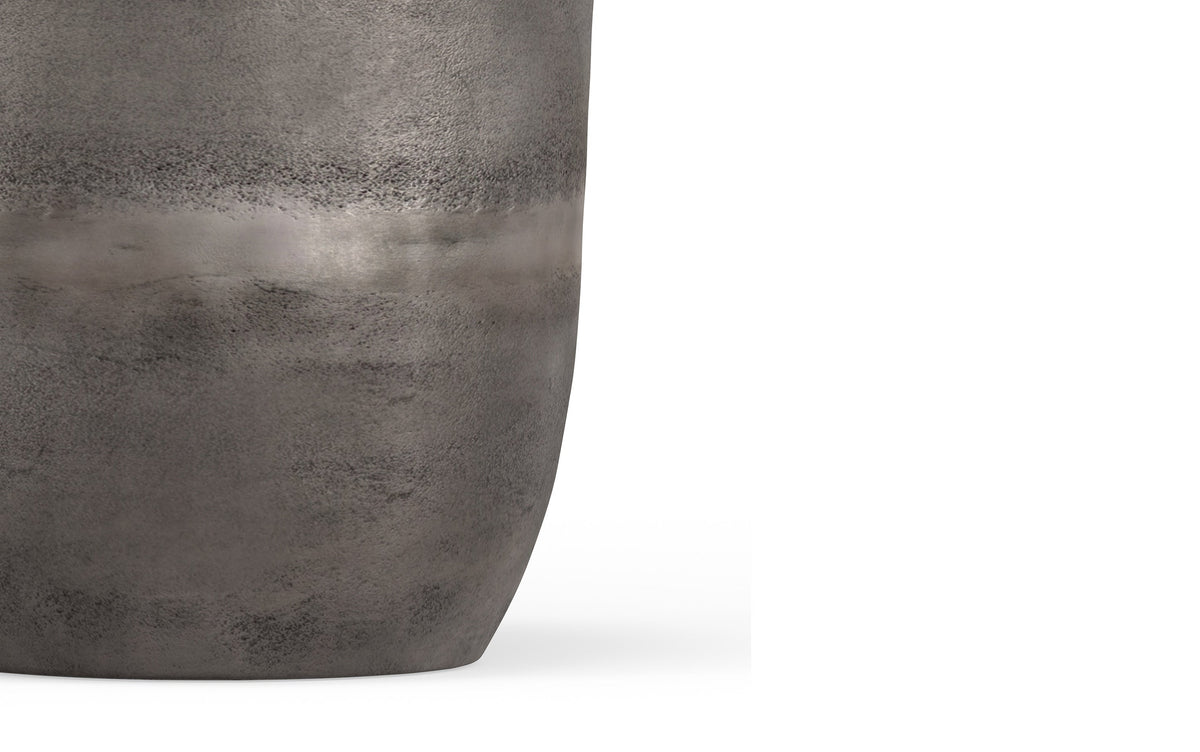Antique Silver | Morris Metal Accent Table
