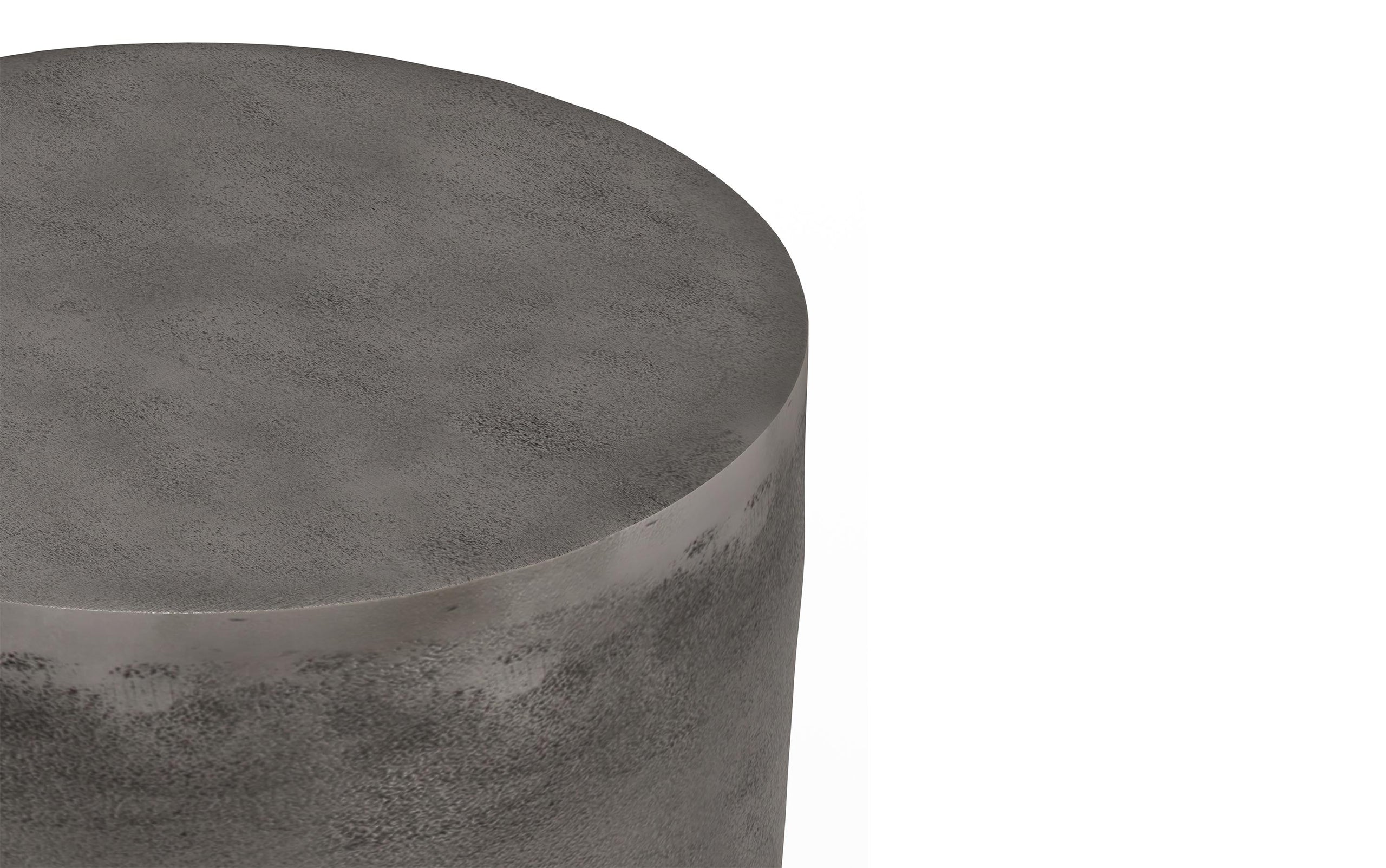 Antique Silver | Morris Metal Accent Table