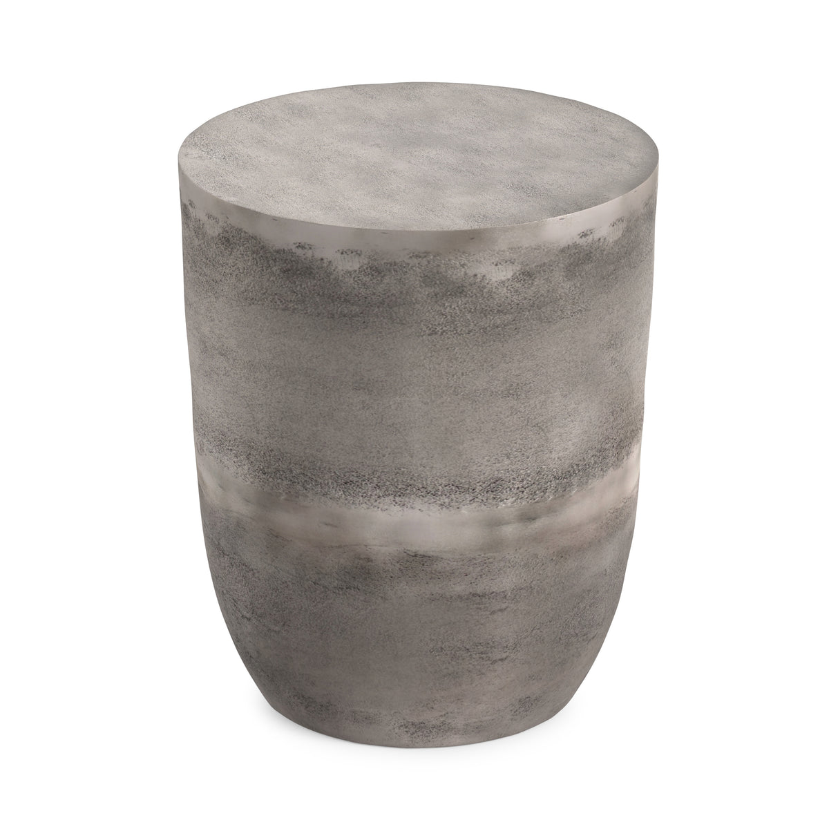 Antique Silver | Morris Metal Accent Table