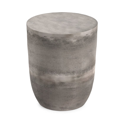 Antique Silver | Morris Metal Accent Table
