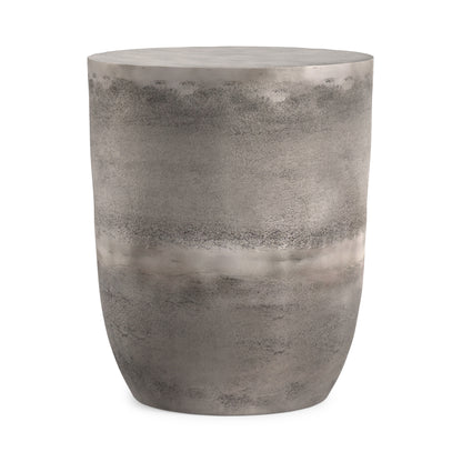 Antique Silver | Morris Metal Accent Table