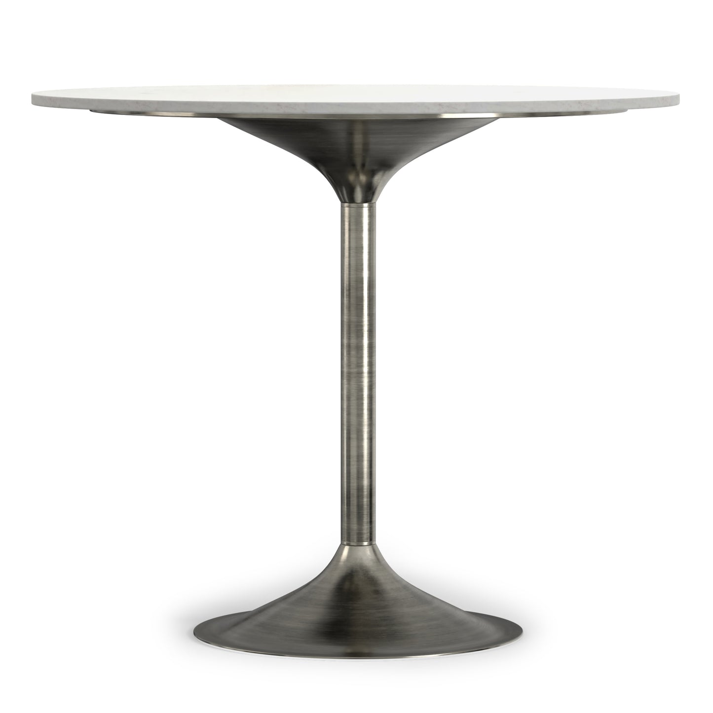 White Marble/Antique Silver | Osborne Dining Table